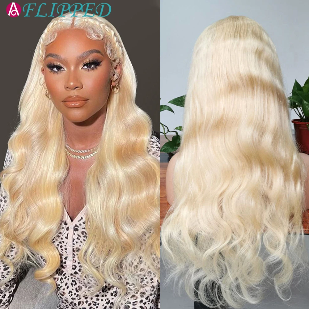 613 Hd TransparentLace Frontal Wig Blonde Body Wave Lace Front Wig 13x4 Pre Plucked Colored Lace Front Human Hair Wigs For Women