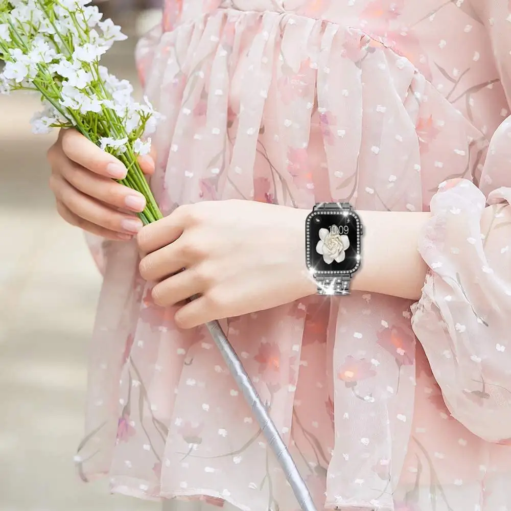 Strap For Apple watch band 6 se 5 4 42mm 38mm Stainless steel for iwatch 5 4 band watch strap bracelet Accessories 44mm 40mm