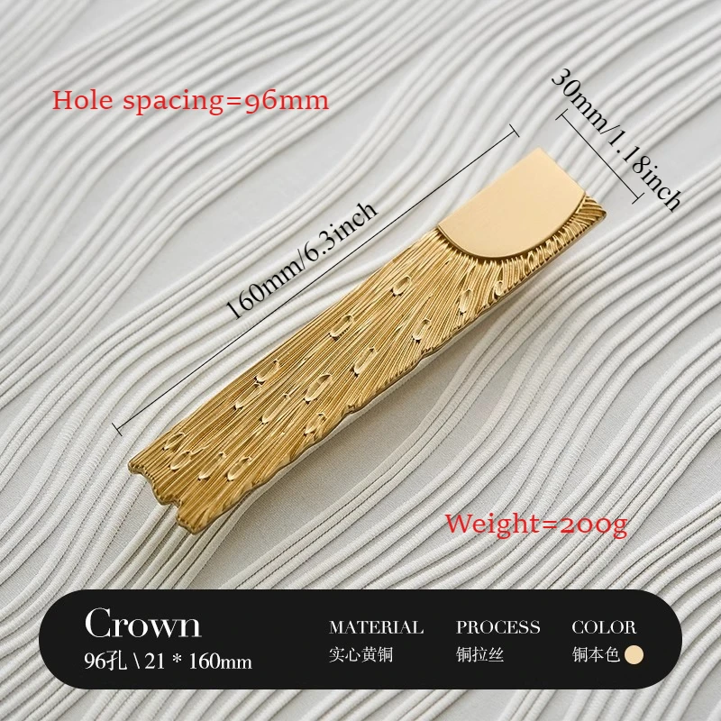 

Латунная ручка для шкафа Diana's-Hardware