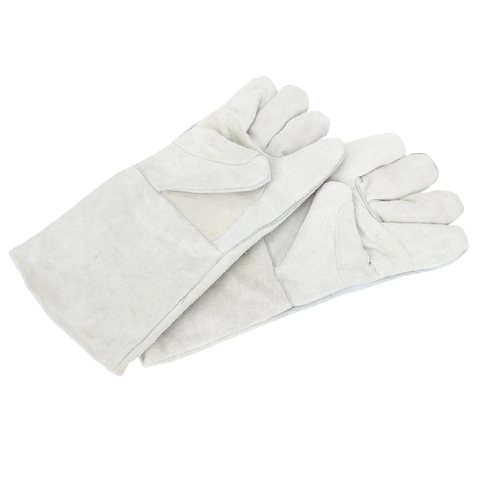 

Перчатки для барбекю и гриля, защитные варежки для сварки, специальные рабочие термостойкие варежки из воловьей кожи для мужчин