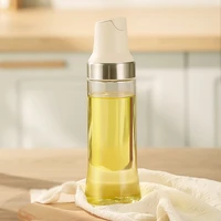 oil dispenser bottle with automatic cap clear leakproof liquid condiments for home oil dispensing bottles kitchen tool xh8z