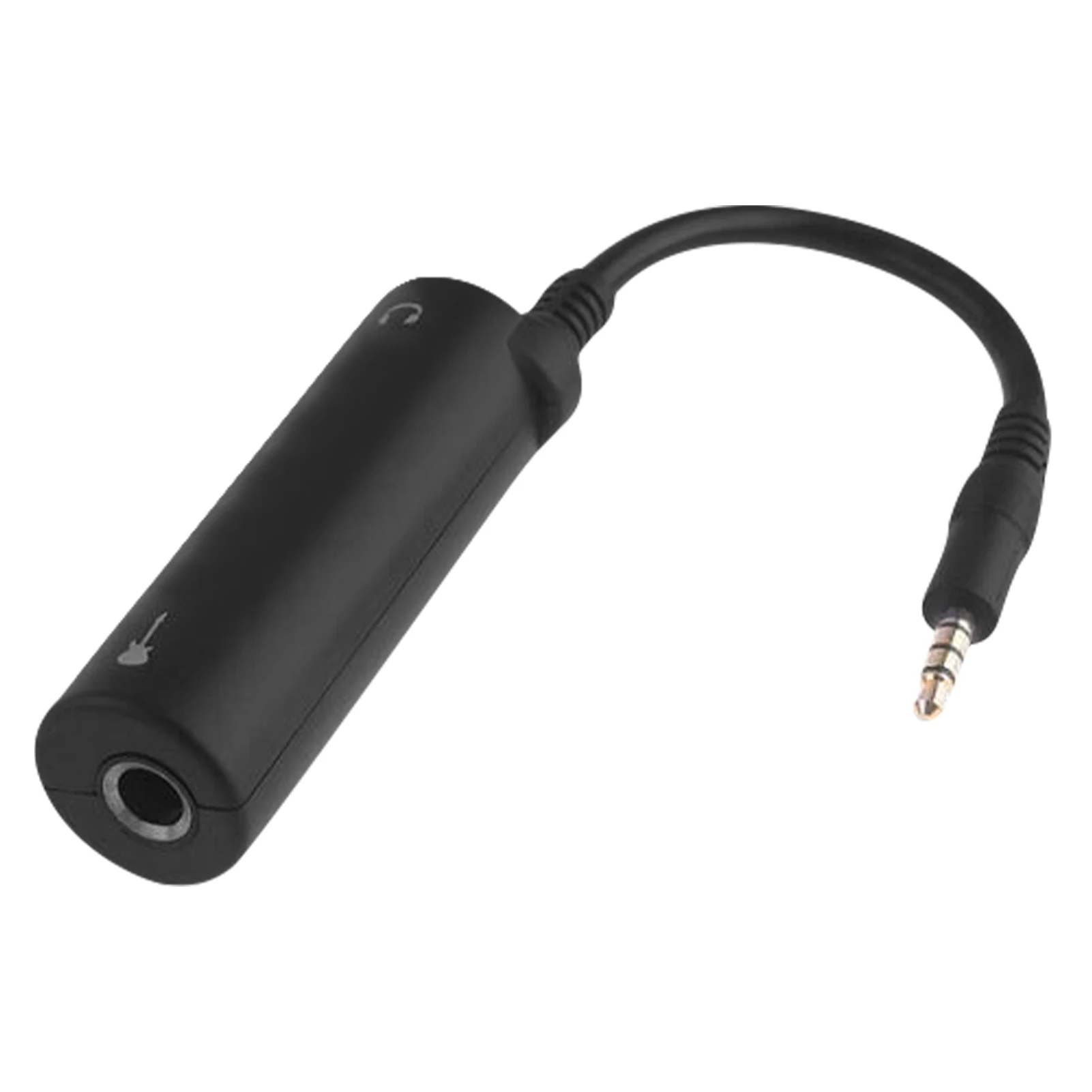 

Черный Сменный переходник для звуковых гитар для мобильных эффектов, портативный переходник, профессиональный переходник «подключи и рабо...