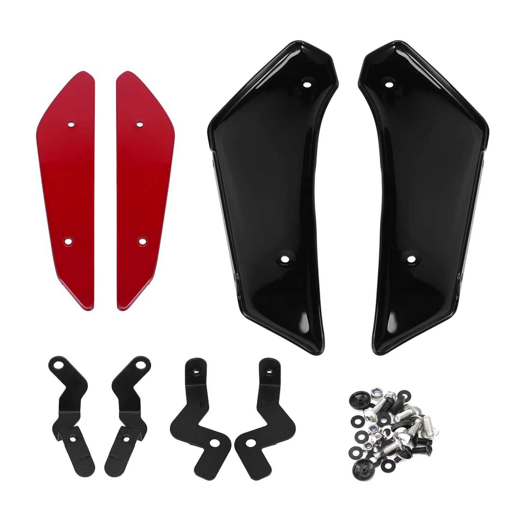 

Motorcycle Fairing Parts Aerodynamic Wing Kit Fixed Winglet Fairing Wing for KAWASAKI ZX10R ZX-10R 2011-2020 Red
