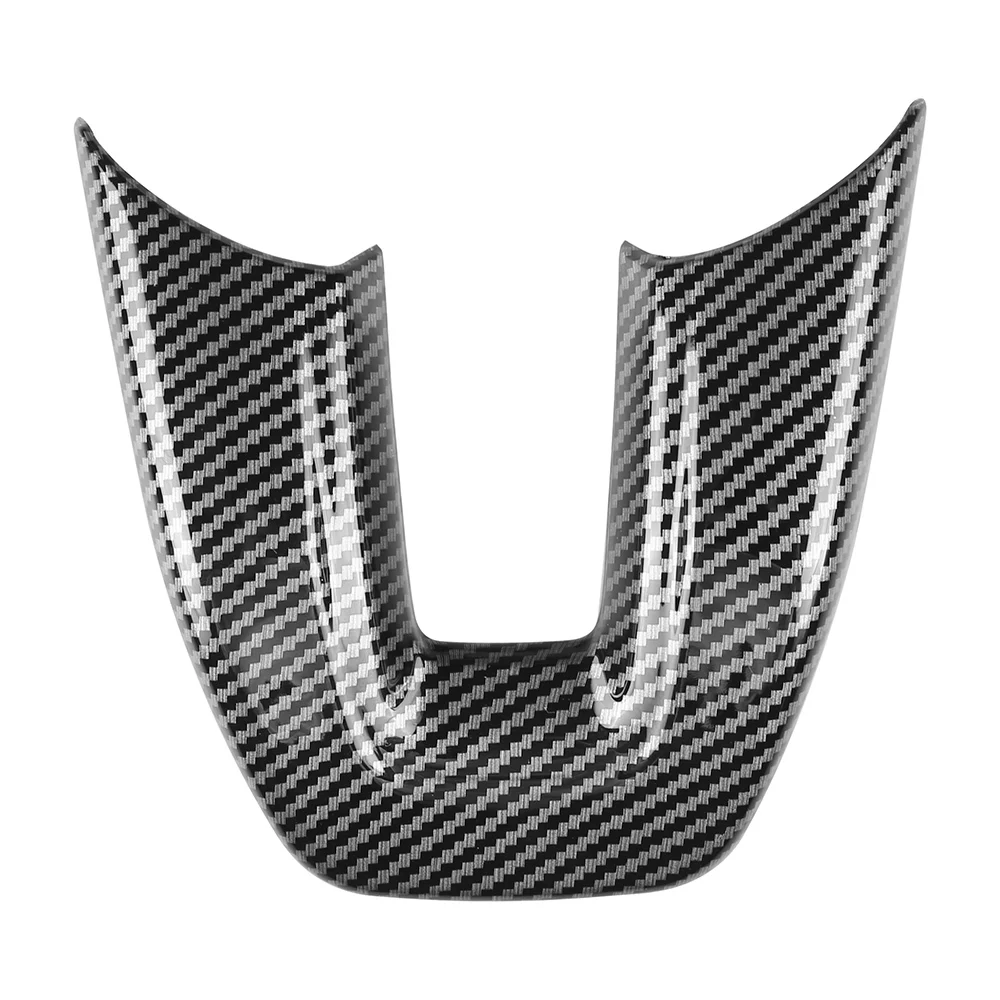 

Car Carbon Fiber V Style Steering Wheel Panel Cover Trim Decoration Frame Sticker for Honda Vezel HR-V HRV 2021 2022