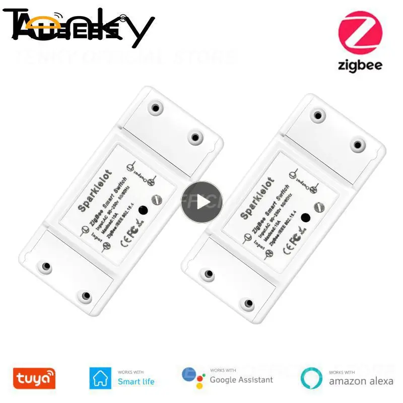

Умный выключатель Zigbee/Wi-Fi, работает с Alexa Google Home Яндекс, 1-9 шт.