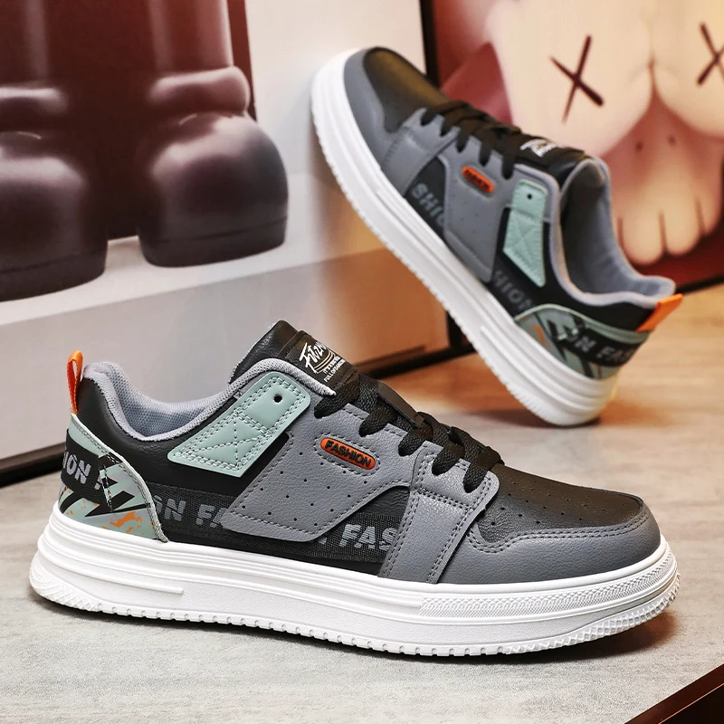 Мужские дизайнерские кроссовки на шнуровке