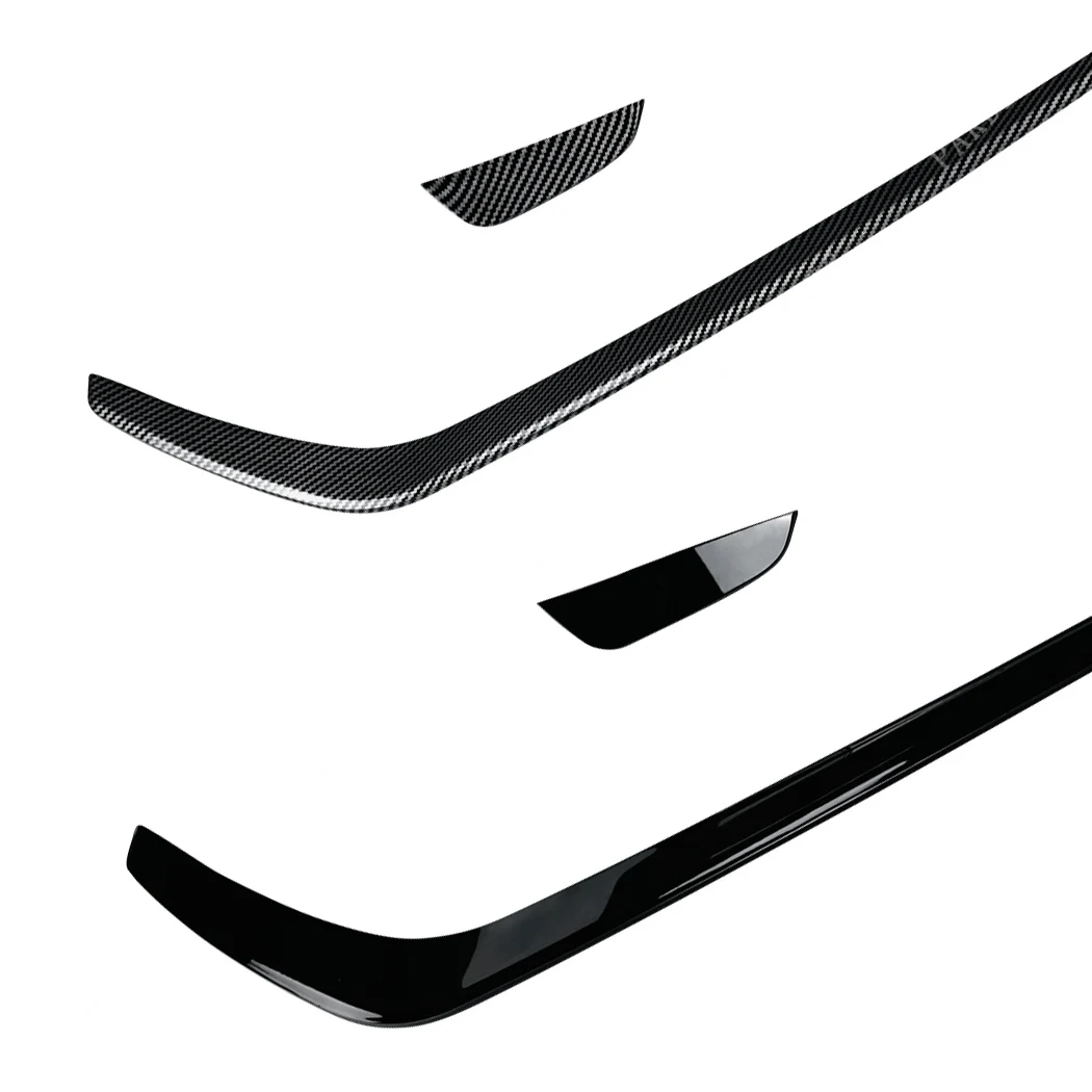 4 шт. передний бампер разделитель губ ветровой нож накладка для VW Golf MK7.5 GTI 2017 2018 2019