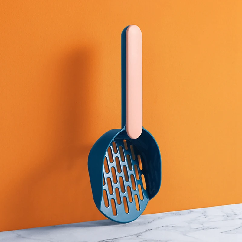 Лопата для кошачьего туалета пластиковая лопатка кошачьих какашек с основанием