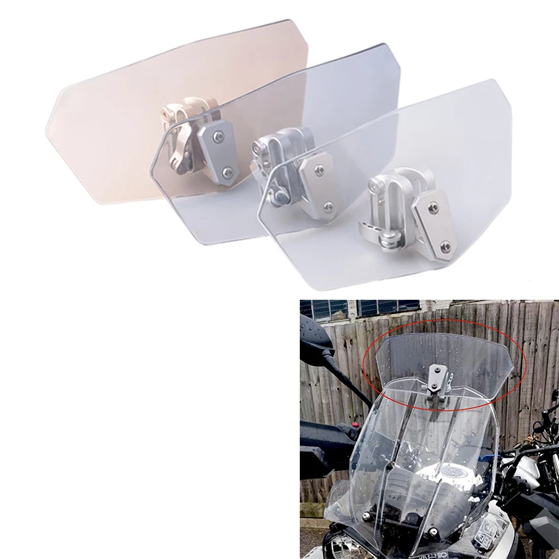 

Регулируемое ветровое стекло для мотоцикла, регулируемое расширение ветрового стекла, ветрозащитный отражатель, универсальные наклейки д...