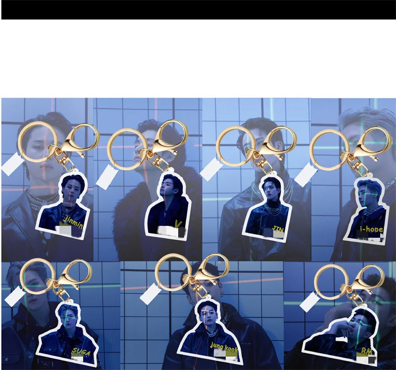 

Оптовая продажа, Kpop Bangtan Boys, новинка, ударопрочный брелок, аксессуары, кольцо для ключей, милый кулон, брелок, подарки, коллекция поклонников