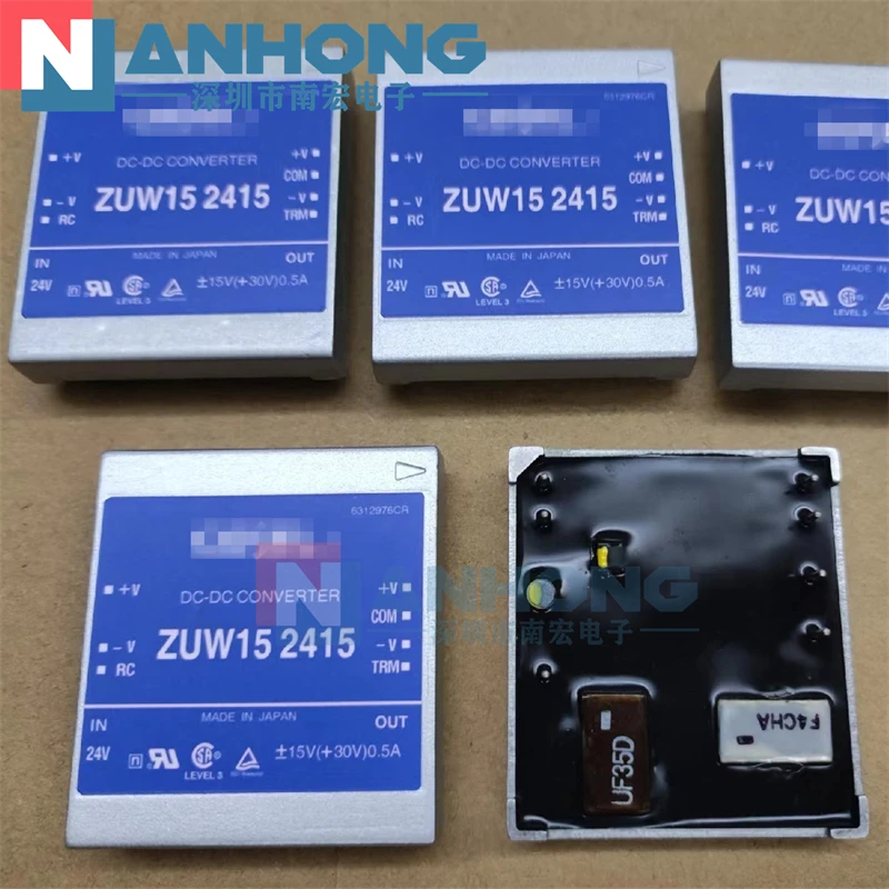 

ZUW152415 DC-DC Power-Module Original New IN:24V OUT:±15V(+30V)0.5A