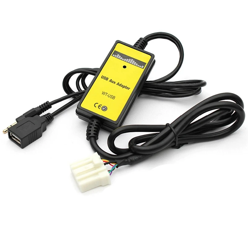 Автомобильный аудио MP3 вход AUX USB адаптер для Mazda 3 5 6 MPV CX7 Demio Miata/MX5 1 шт.