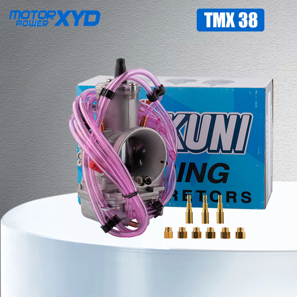 

Для MIKUNI TMX36 TMX38 TMX40 36 мм 38 мм 40 мм 2T Stroke Moto 200-350cc Для KTM 250 XC 2017 2-тактный двигатель Мотоциклетный карбюратор