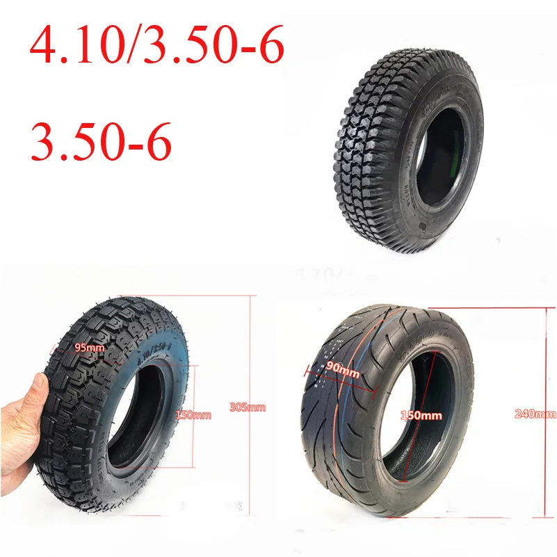 

Шины для скутеров 4,10/3,50-6, 6-дюймов для газонокосилки и зимние грязевые шины
