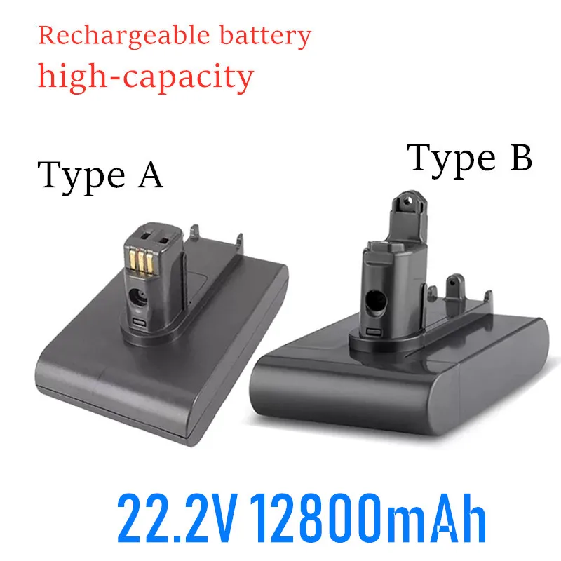 

2022 Voor Dyson 22.2V 12800Mah Type A/B Li-Ion Vacuum Batterij Voor Dyson DC35, DC45 DC31 DC34 DC44 DC31 Dier DC35 Dier