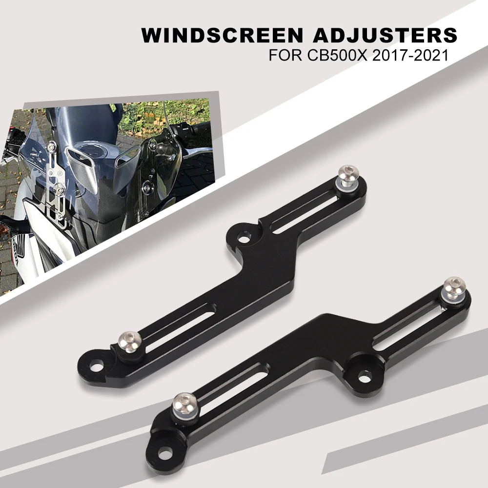 

2022 CB500X 2017-2021 Windscreen Adjusters Motorcycle Windshield Bracket fits for HONDA CB500 X CB 500X 2017 2018 2019 2020 2021