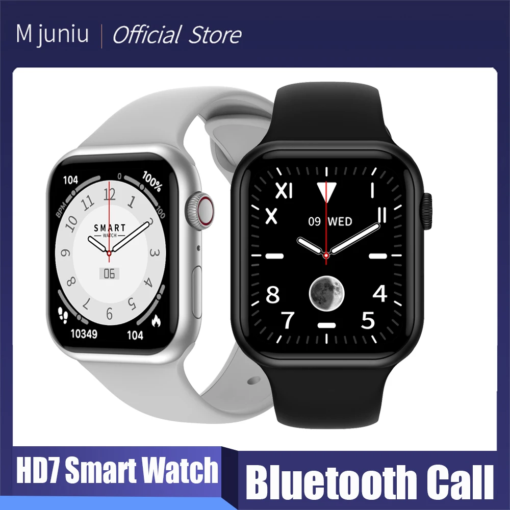 Smart Watch Men HD7 Bluetooth Call Customer Dial Sport Fitness Tracker IP67 Waterproof Smartwatch Women for Huawei Android IOS