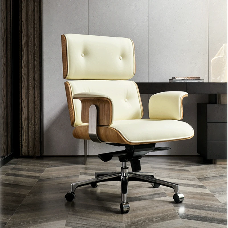 Кожаное офисное кресло кресла для коррекции осанки невагомый стол игровой стул