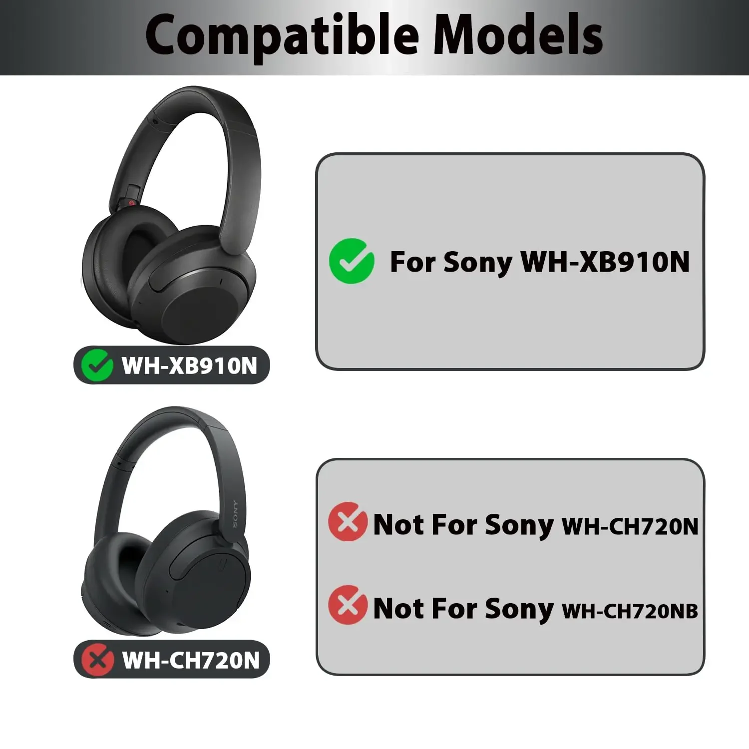 Сменные подушечки для наушников Sony XB910N
