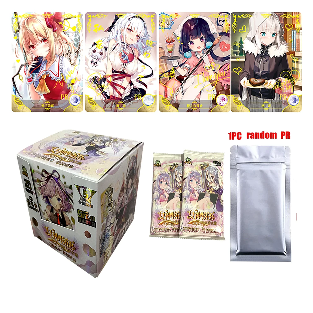 

Anime Goddess Story Collection Cards Figures Gift Card Playing Board Children Table Game Kids Toys Birthday For Family Christmas