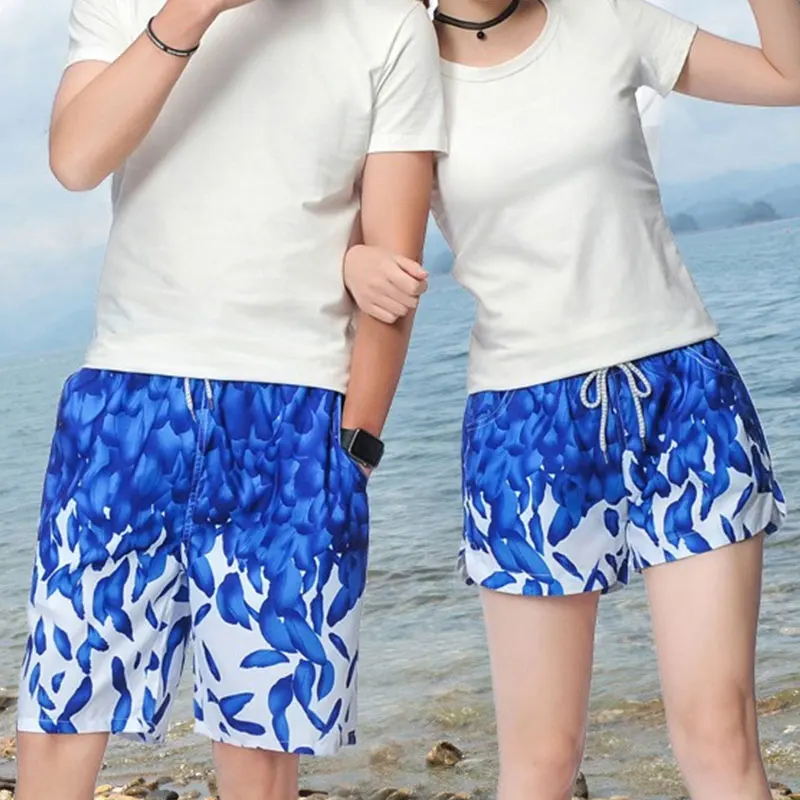 Мужские летние пляжные шорты размера плюс быстросохнущие свободные модная