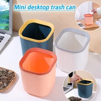 mini trash can desktops mini dustbin household cleaning tools for home office xh8z