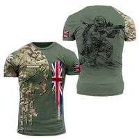 british army camouflage men ladies t shirt summer new high quality special forces 3d plus size printed short sleeve shirt