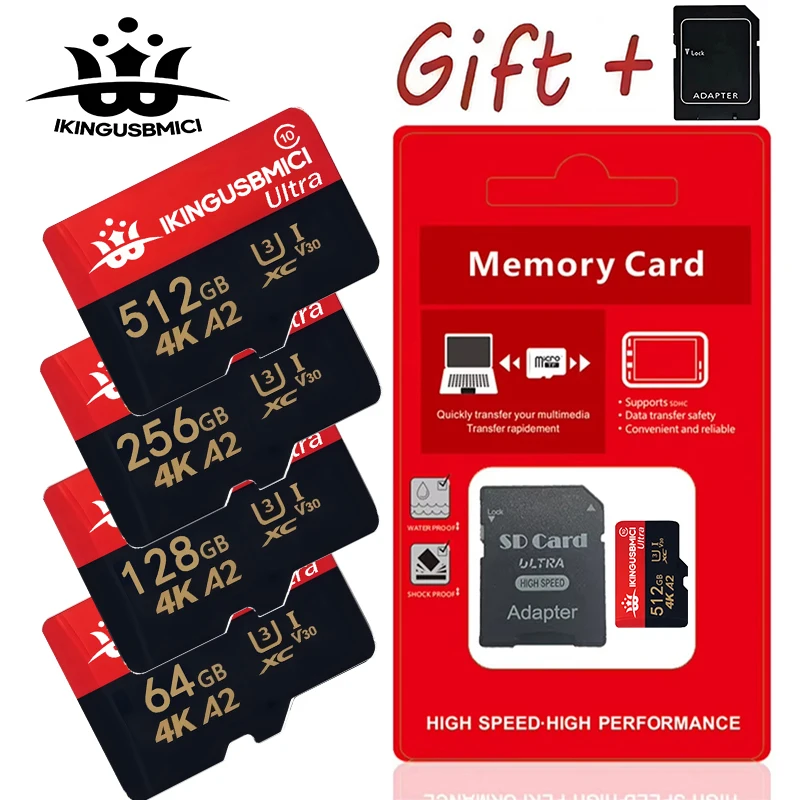 Фото Карта памяти Micro SD Extreme Micro SDXC UHS-I A2 U3 для 4K видео, высокоскоростная карта MicroSD для камер GoPro, DJI, Nintendo