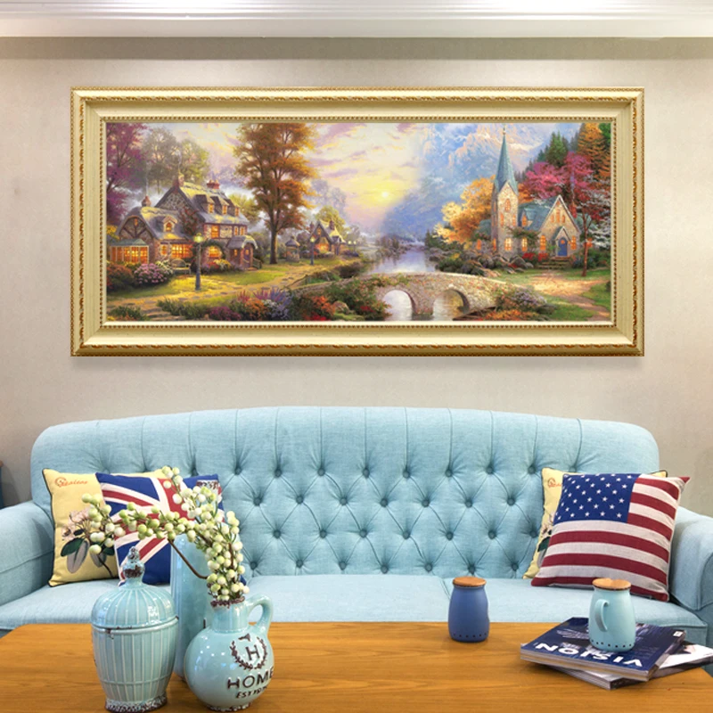 

Large Gold Oil Painting Frame Canvas Painting Wall Art Frame Golden Personalized Gift Marcos De Cuadros Pared Home Decor