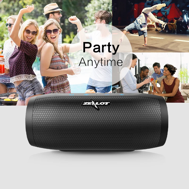 

Портативный Bluetooth-динамик, беспроводной уличный музыкальный плеер SoundBox, уличный сабвуфер с поддержкой TF-карты, FM, внешний аккумулятор