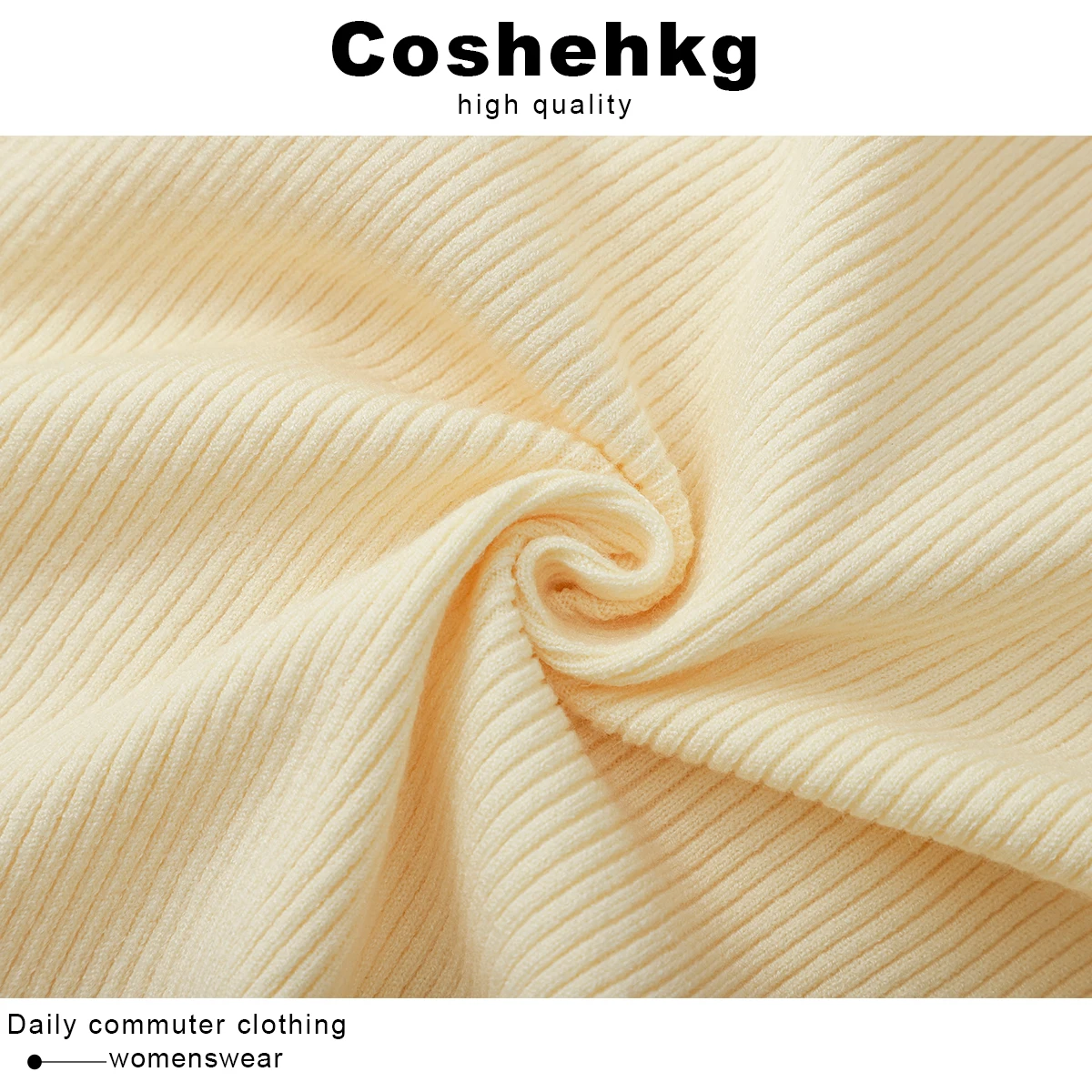 Coshehkg/французский sle квадратный воротник с пышными рукавами и длинными вязаная