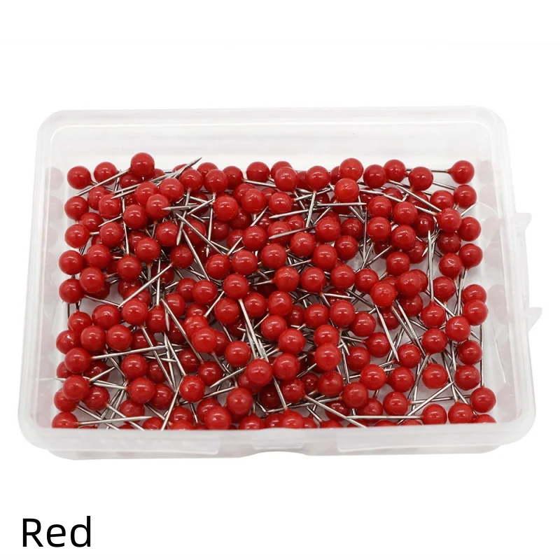 

Цветные бусины-булавки