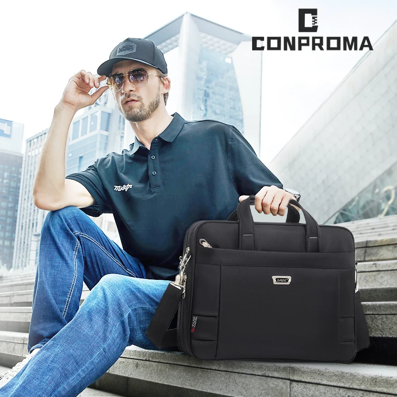 

Сумка для ноутбука 14 15,6 16-дюймовая сумка для компьютера Ноутбук Бизнес Повседневная плечевая диагональ Портативная сумка Оксфорд Водонепр...