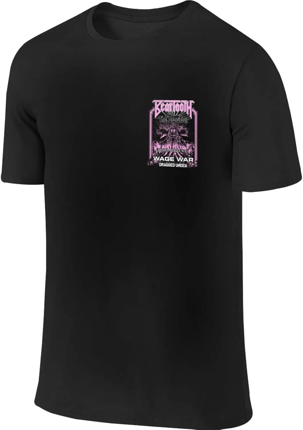 Мужская футболка с короткими рукавами Beartooth Band хлопковая рубашка принтом спереди