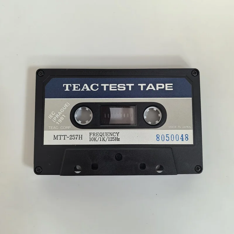 

MTT-257H Тестовая лента 10 к/1 к/125 Гц T E A C Точечная тестовая лента для частоты Регулировка Azimuth, 3-точечная частотная характеристика