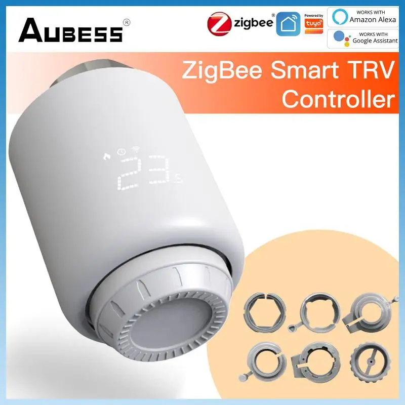 

Термостатические приводы для клапанов радиатора ZigBee Tuya Smart Life, приложение для управления голосом с Alexa Google Home