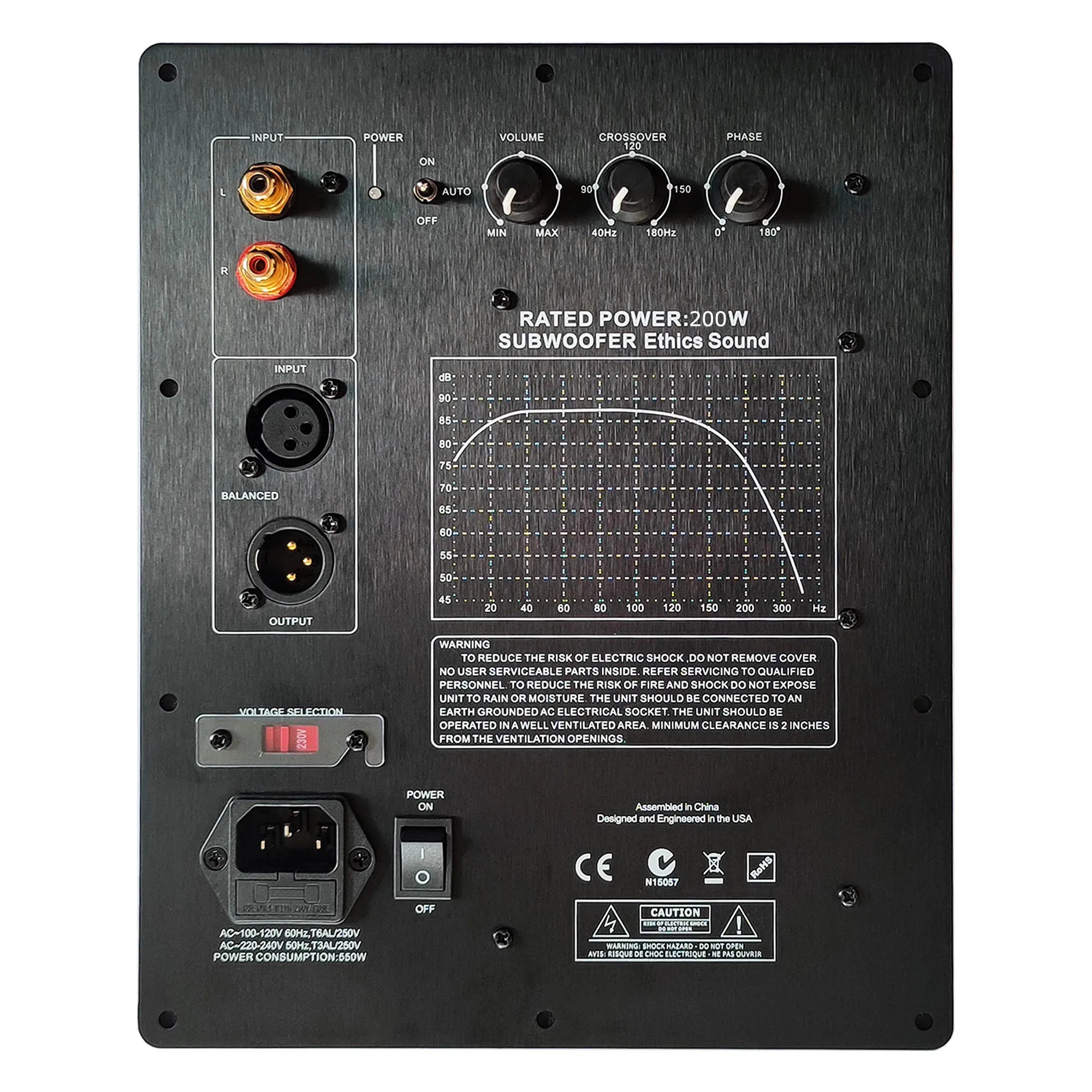 Digital Active Power Amplifier Board Pure Bass Professional 