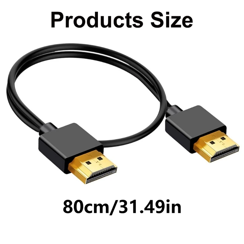 J6PA OD3 2 мм HDTV-кабель Soft 4K HDTV к HDTV-кабелю
