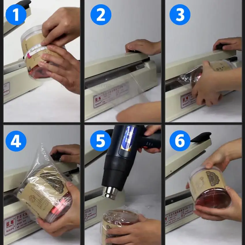 1 кг 5 см 55 в ширину ПВХ термоусадочная трубчатая пленка мембрана Термоусадочная