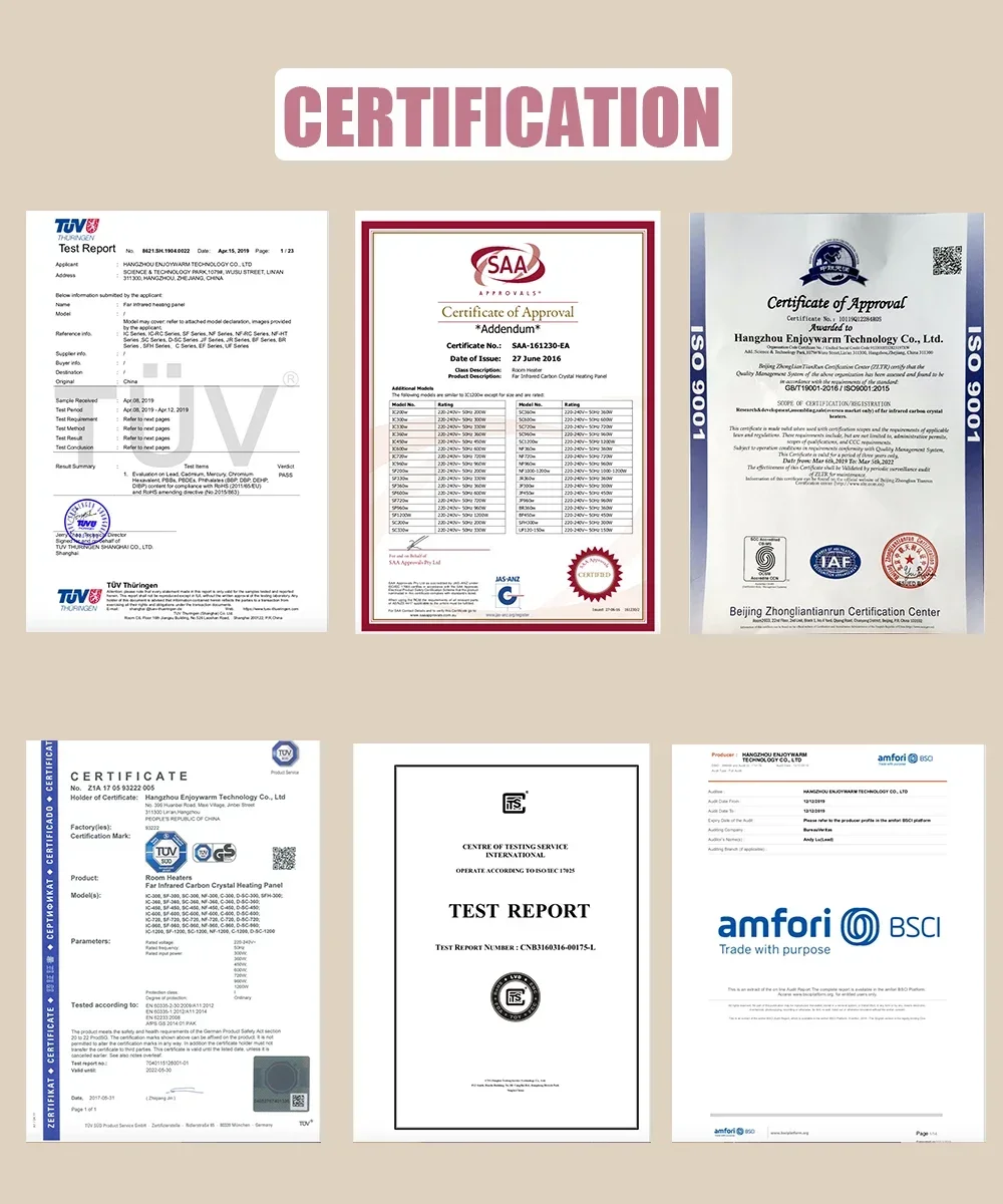 IC-600W Далекая инфракрасная нагревательная панель 1000*600 мм Углеродный кристалл