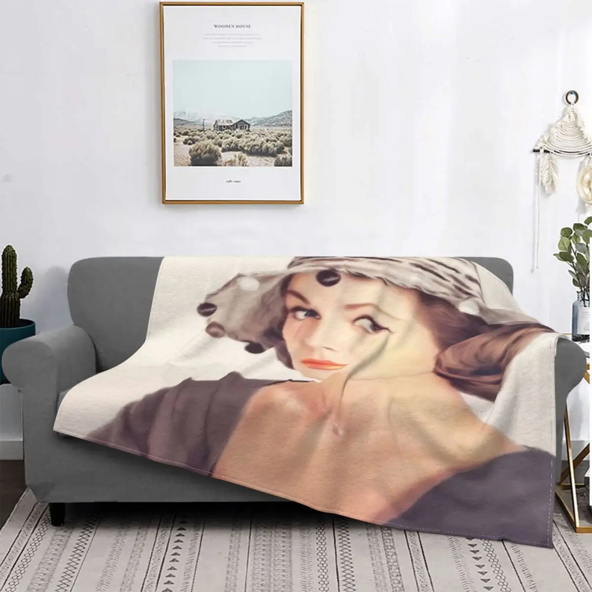 

Manta con estampado de la leyenda de la película para niños, colcha de cama a cuadros, toalla de muselina, manta Kawaii