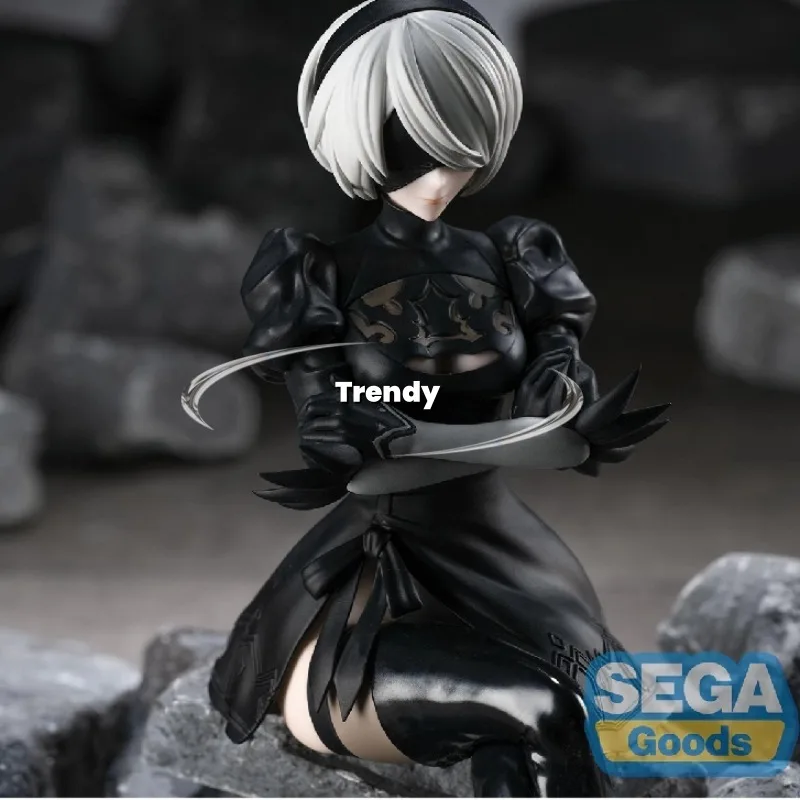 Фото 100% оригинал Sega SEGA NieR Automata Юрь А Тип No. 2 A2 B2 Пресс для лапши быстрого приготовления, фигурка с орнаментом, модель игрушки №5