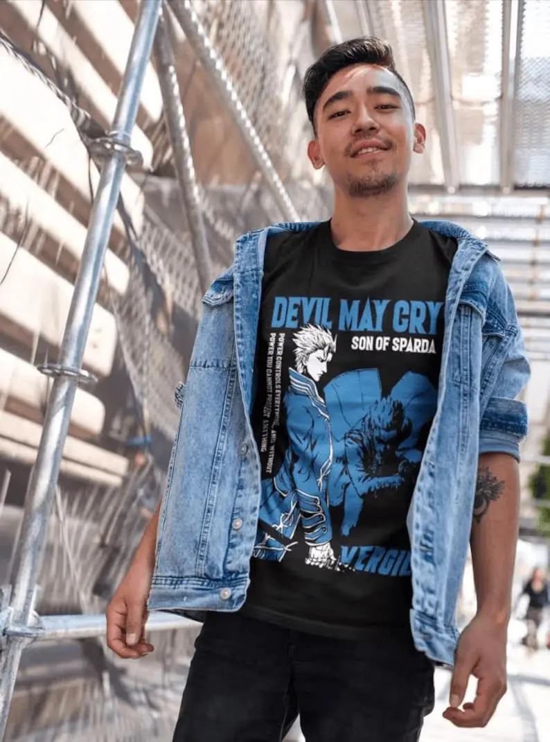 Футболка унисекс Virgil Devil Trigger May Cry DMC3 премиум-класса