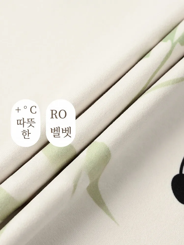  Бархатные пижамы женские осенне-зимние с нагрудником интегрированный комплект