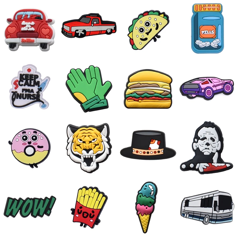 

Women Charm Shoe Charms Accessories Decorations PVC Buckle Decorations for Crocs Wholesale Bulk Gifts Pins Shoes Accessories