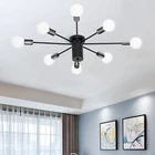 Железная ретро люстра, винтажная люстра в виде паука для спальни, современная светодиодная Люстра для гостиной, декоративный домашний декор