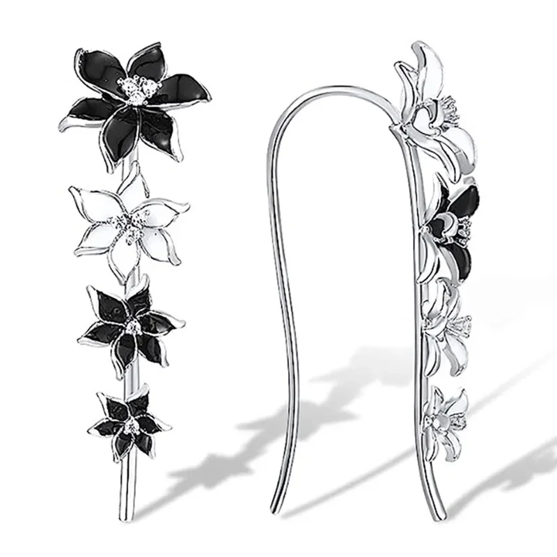 2024 новые модные серьги-колокольчики с цветком для женщин милые и изысканные