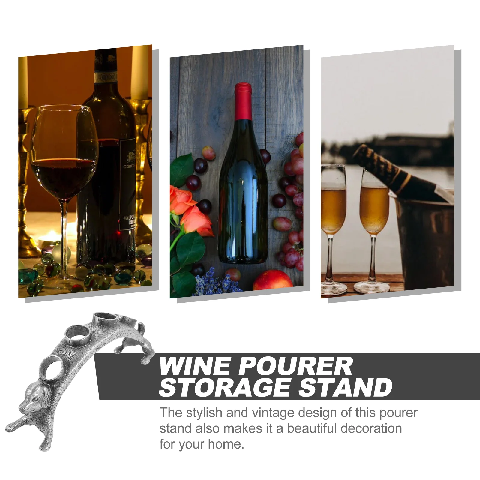 Стойка для витрины с пробкой бутылок декоративная маленькая подставка пробки