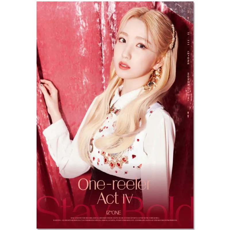 Плакаты в стиле Honda Hitomi IZ ONE Настенный декор картина Современное украшение для