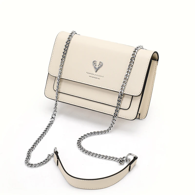 Новая женская сумка Aidrani на цепочке квадратная из воловьей кожи можно носить одно